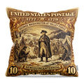 Valley Forge $10 2 1 - Throw Pillow