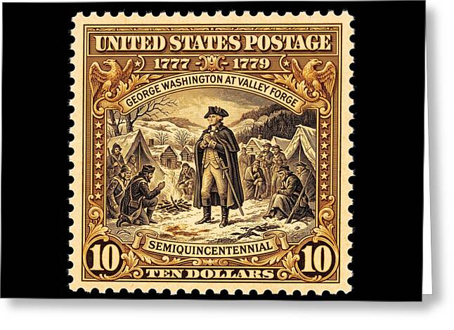 Valley Forge $10 2 1 - Greeting Card