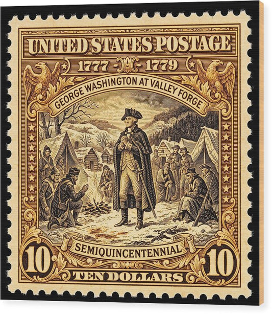 Valley Forge $10 2 1 - Wood Print