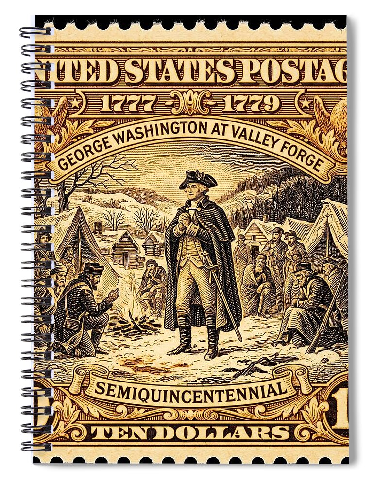 Valley Forge $10 2 1 - Spiral Notebook