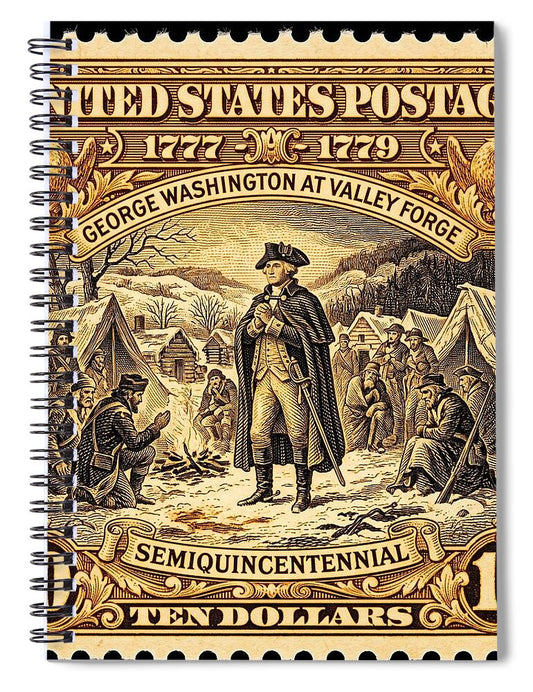Valley Forge $10 2 1 - Spiral Notebook