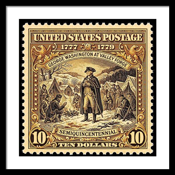 Valley Forge $10 2 1 - Framed Print