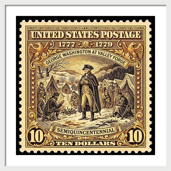 Valley Forge $10 2 1 - Framed Print