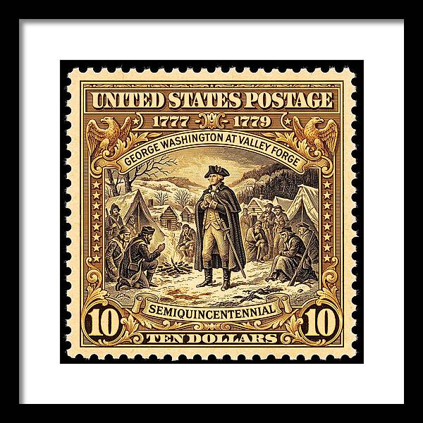 Valley Forge $10 2 1 - Framed Print