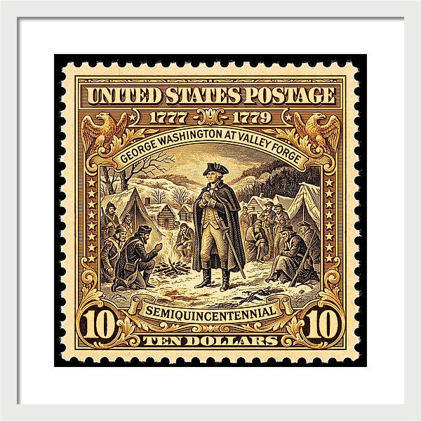 Valley Forge $10 1 - Framed Print