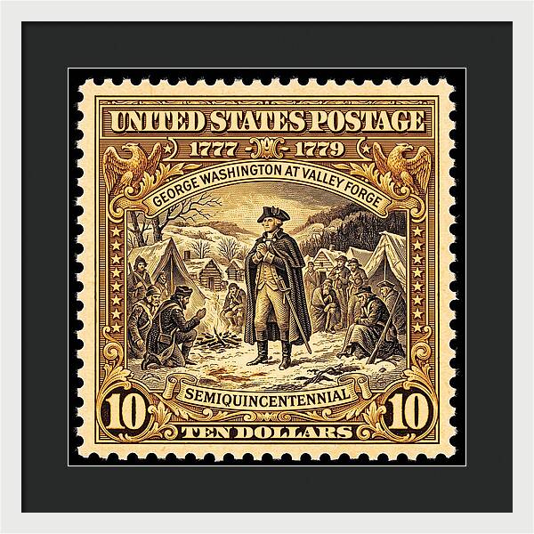 Valley Forge $10 2 1 - Framed Print