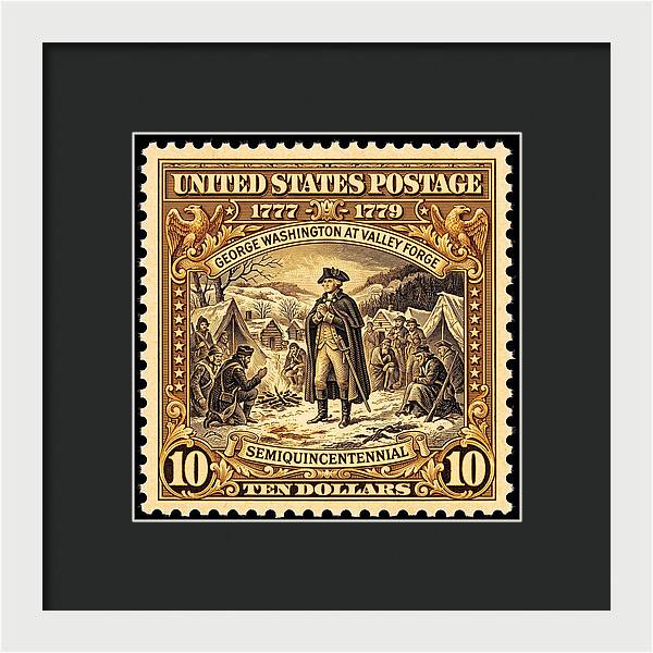 Valley Forge $10 2 1 - Framed Print