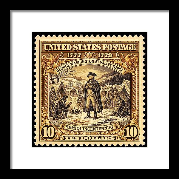 Valley Forge $10 2 1 - Framed Print