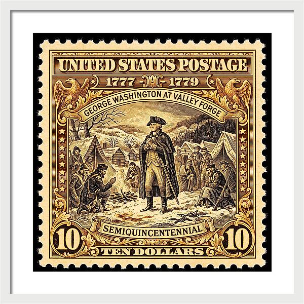 Valley Forge $10 2 1 - Framed Print