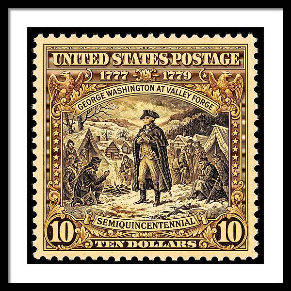 Valley Forge $10 2 1 - Framed Print