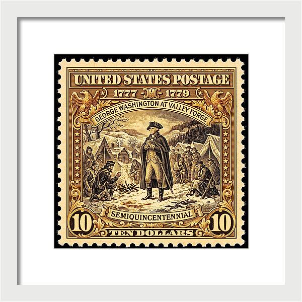 Valley Forge $10 2 1 - Framed Print