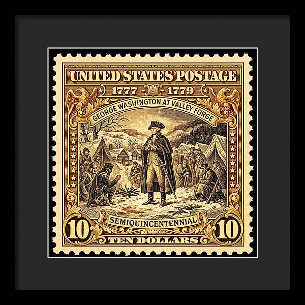 Valley Forge $10 2 1 - Framed Print