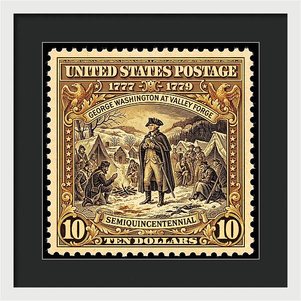 Valley Forge $10 2 1 - Framed Print