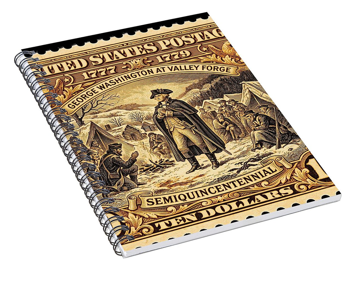 Valley Forge $10 2 1 - Spiral Notebook