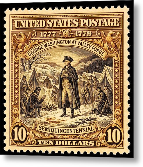 Valley Forge $10 2 1 - Metal Print