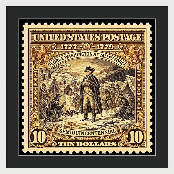 Valley Forge $10 2 1 - Framed Print