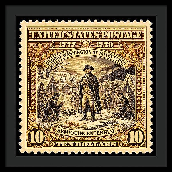 Valley Forge $10 2 1 - Framed Print