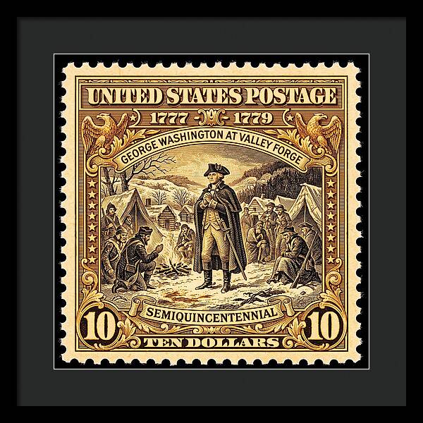 Valley Forge $10 1 - Framed Print