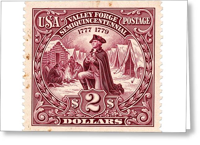 Valley Forge $2 1 - Greeting Card
