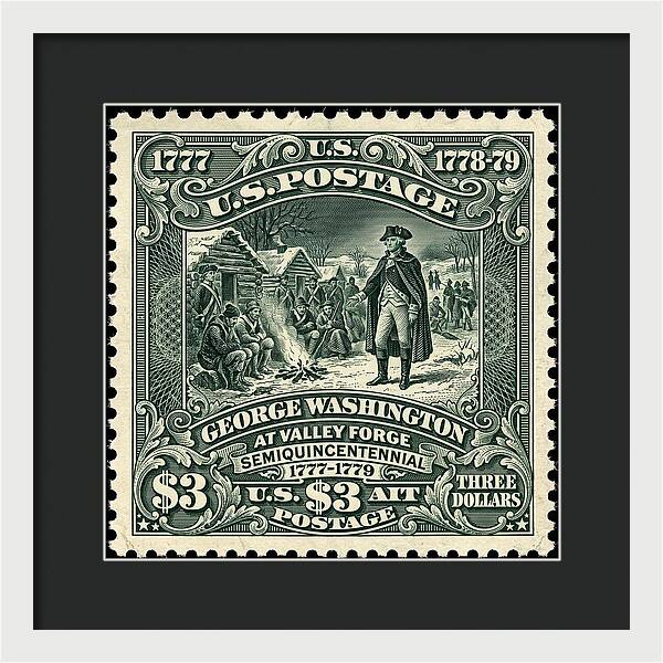 Valley Forge $3 1 - Framed Print
