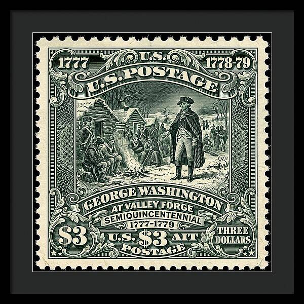Valley Forge $3 1 - Framed Print