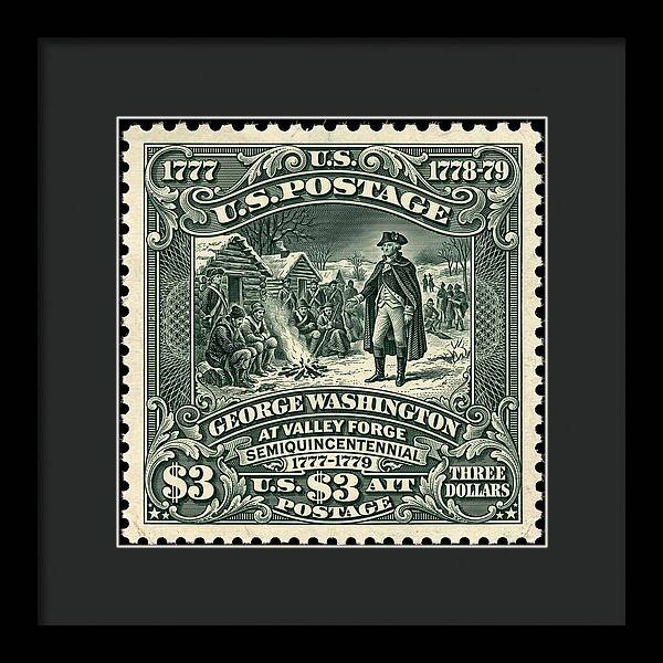 Valley Forge $3 1 - Framed Print