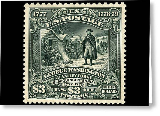 Valley Forge $3 1 - Greeting Card