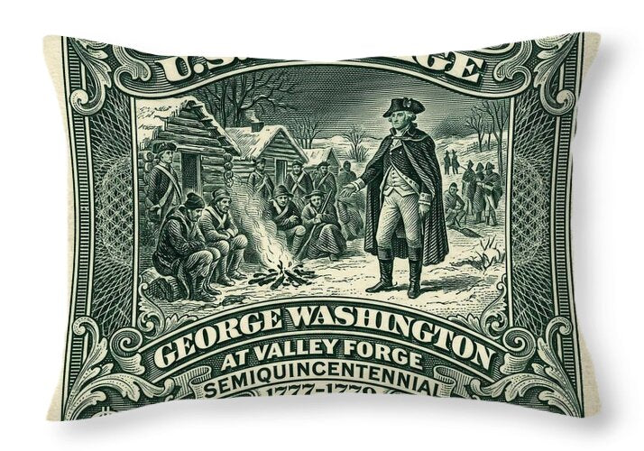Valley Forge $3 1 - Throw Pillow