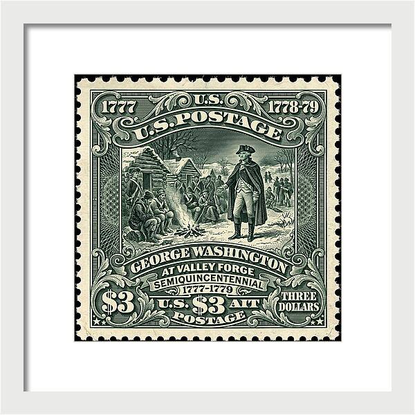 Valley Forge $3 1 - Framed Print