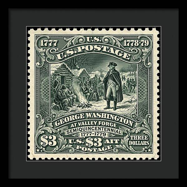 Valley Forge $3 1 - Framed Print