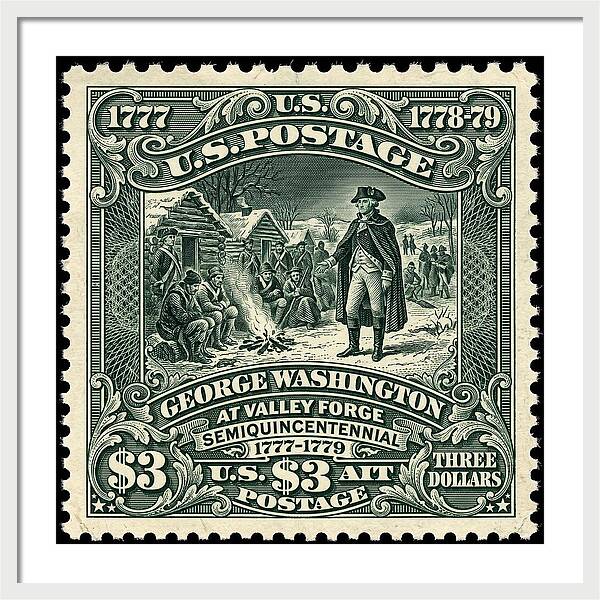 Valley Forge $3 1 - Framed Print