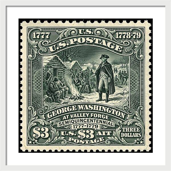 Valley Forge $3 1 - Framed Print