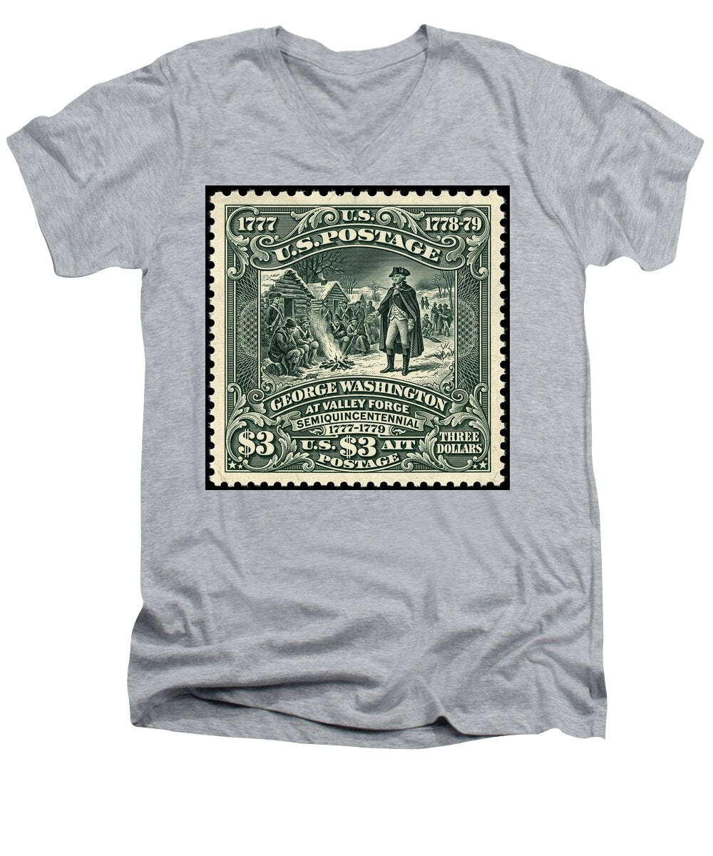 Valley Forge $3 1 - Men's V-Neck T-Shirt
