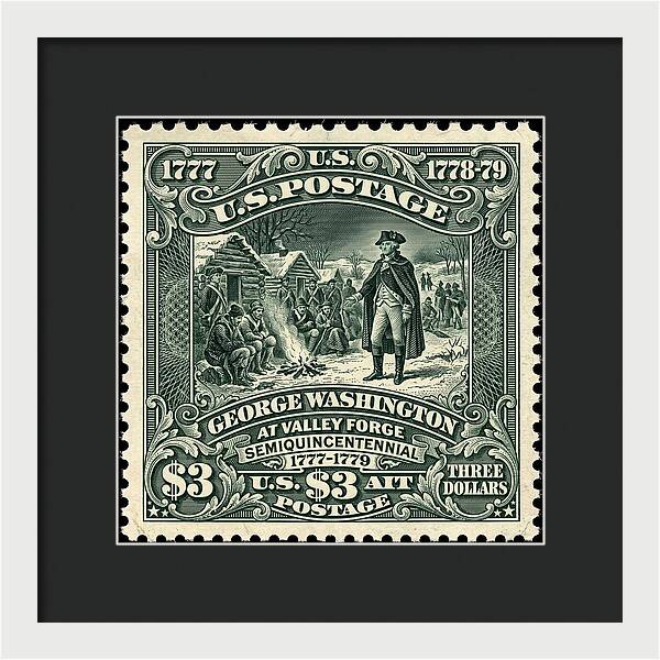 Valley Forge $3 1 - Framed Print