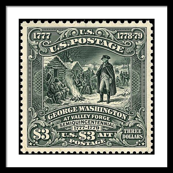 Valley Forge $3 1 - Framed Print