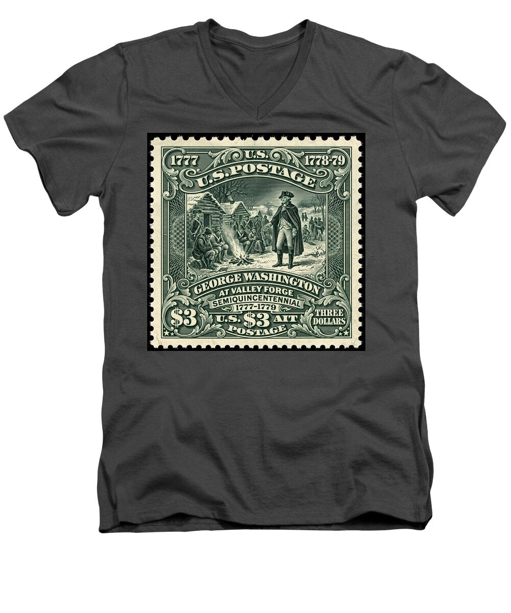 Valley Forge $3 1 - Men's V-Neck T-Shirt