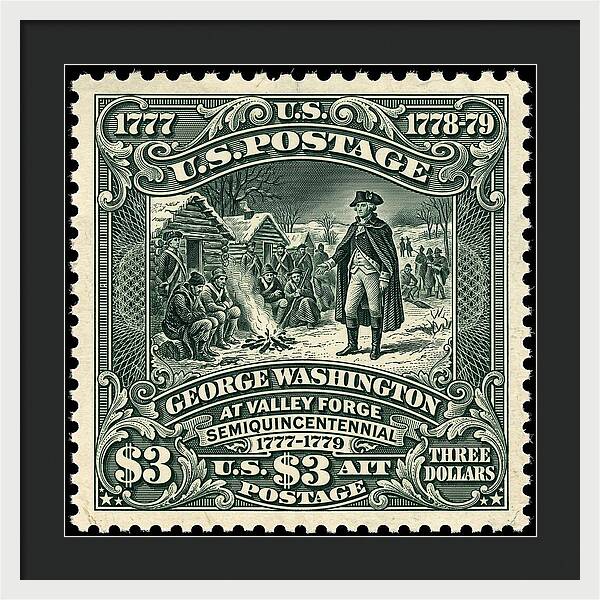 Valley Forge $3 1 - Framed Print