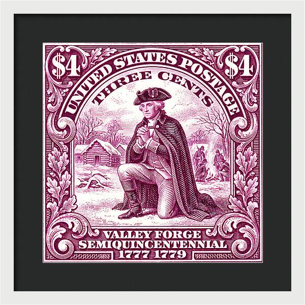 Valley Forge $4 1 - Framed Print