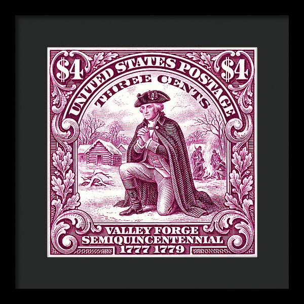 Valley Forge $4 1 - Framed Print