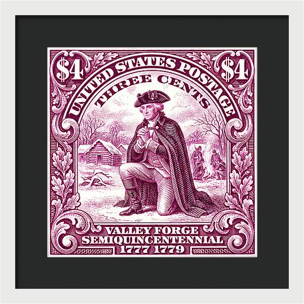 Valley Forge $4 1 - Framed Print