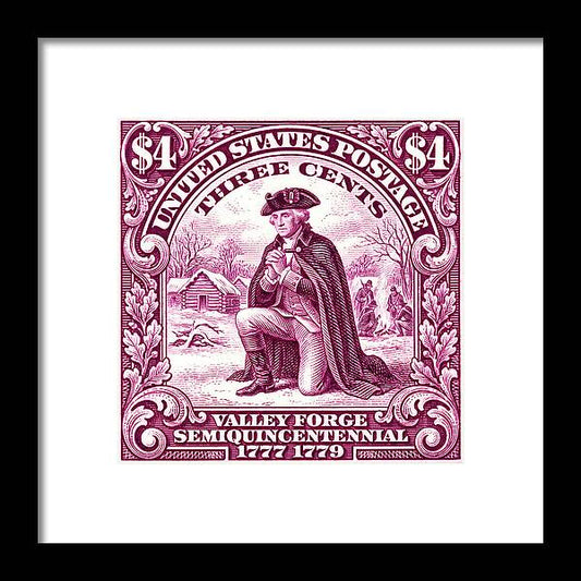 Valley Forge $4 1 - Framed Print