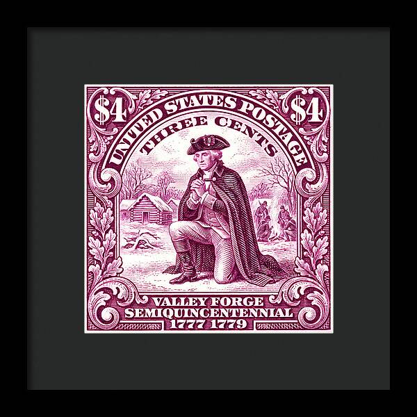 Valley Forge $4 1 - Framed Print