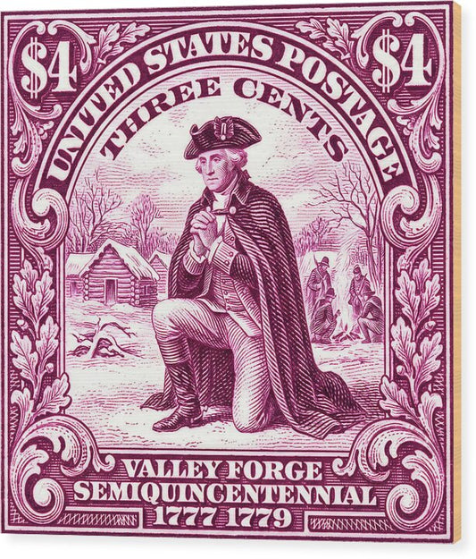 Valley Forge $4 1 - Wood Print