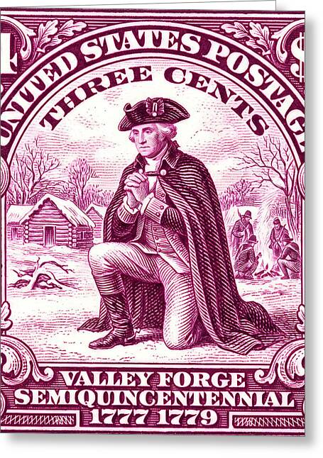 Valley Forge $4 1 - Greeting Card