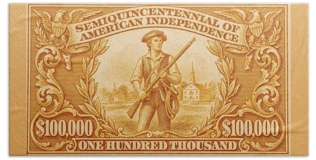 American Independence $100,000 2 - Beach Towel