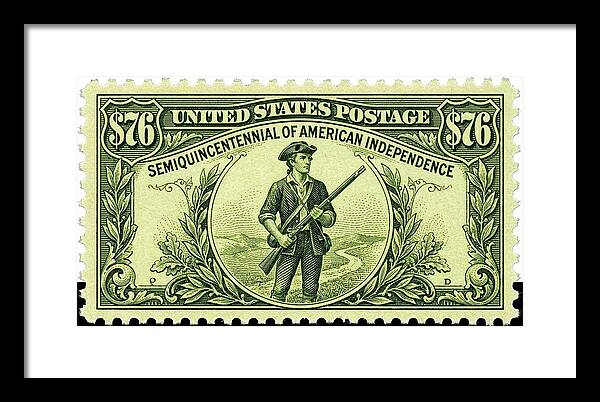 American Independence $76 2 - Framed Print