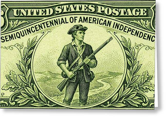 American Independence $76 2 - Greeting Card