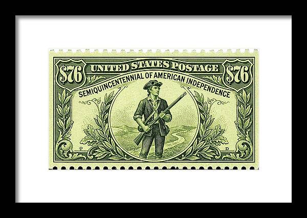 American Independence $76 2 - Framed Print