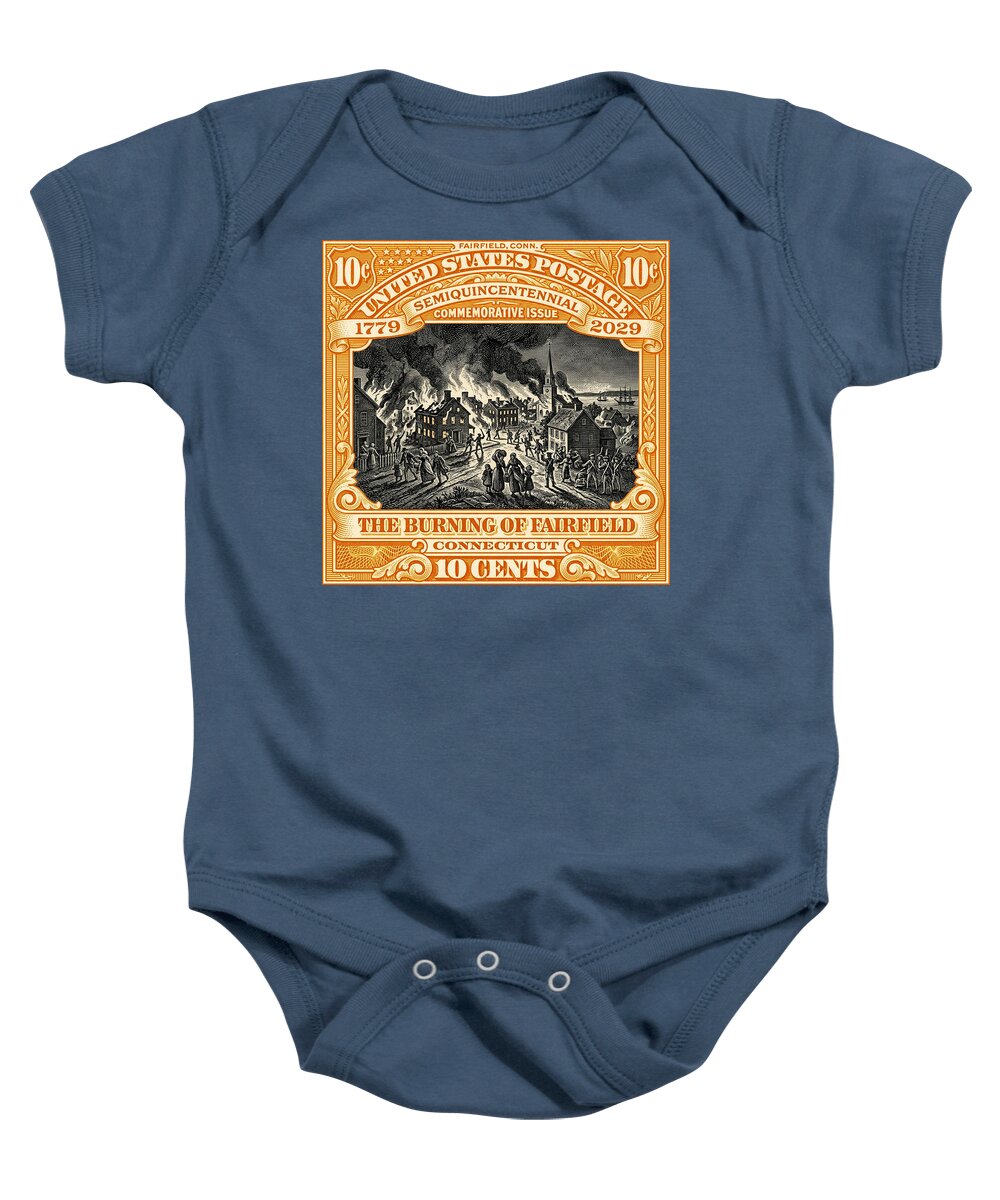 Burning of Fairfield 10c 1 - Baby One-Piece