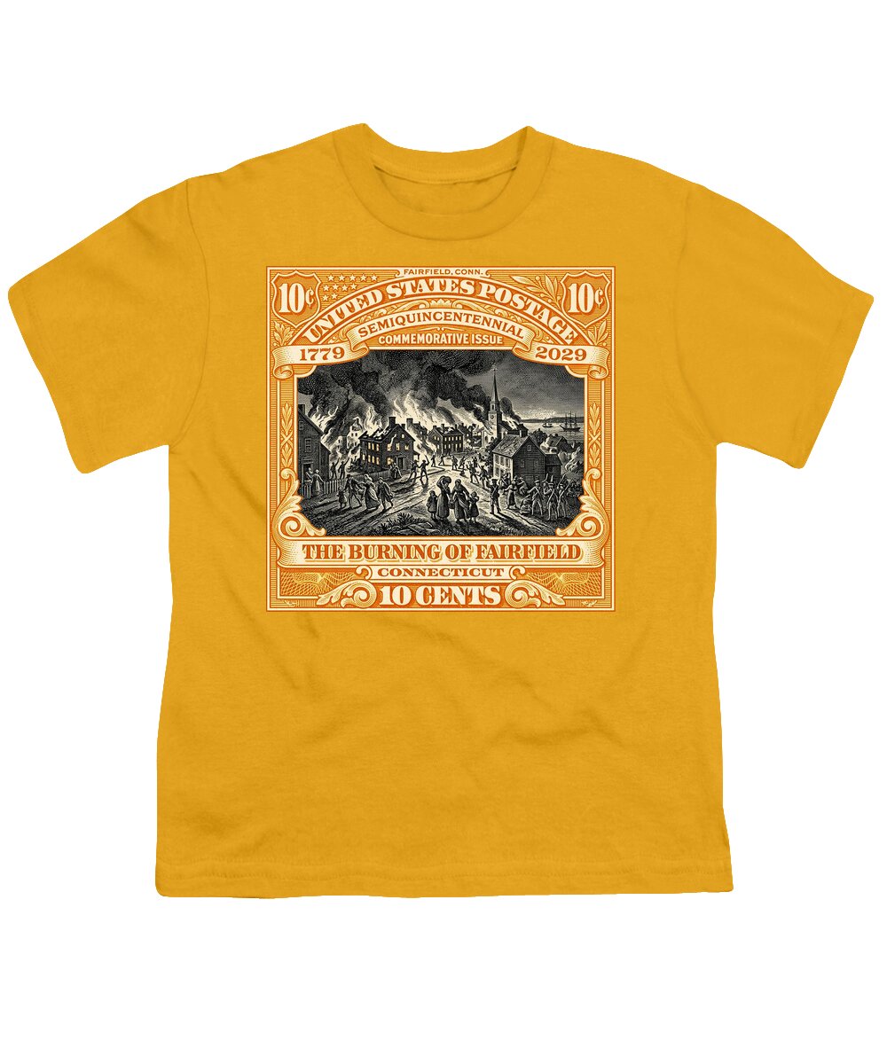Burning of Fairfield 10c 1 - Youth T-Shirt